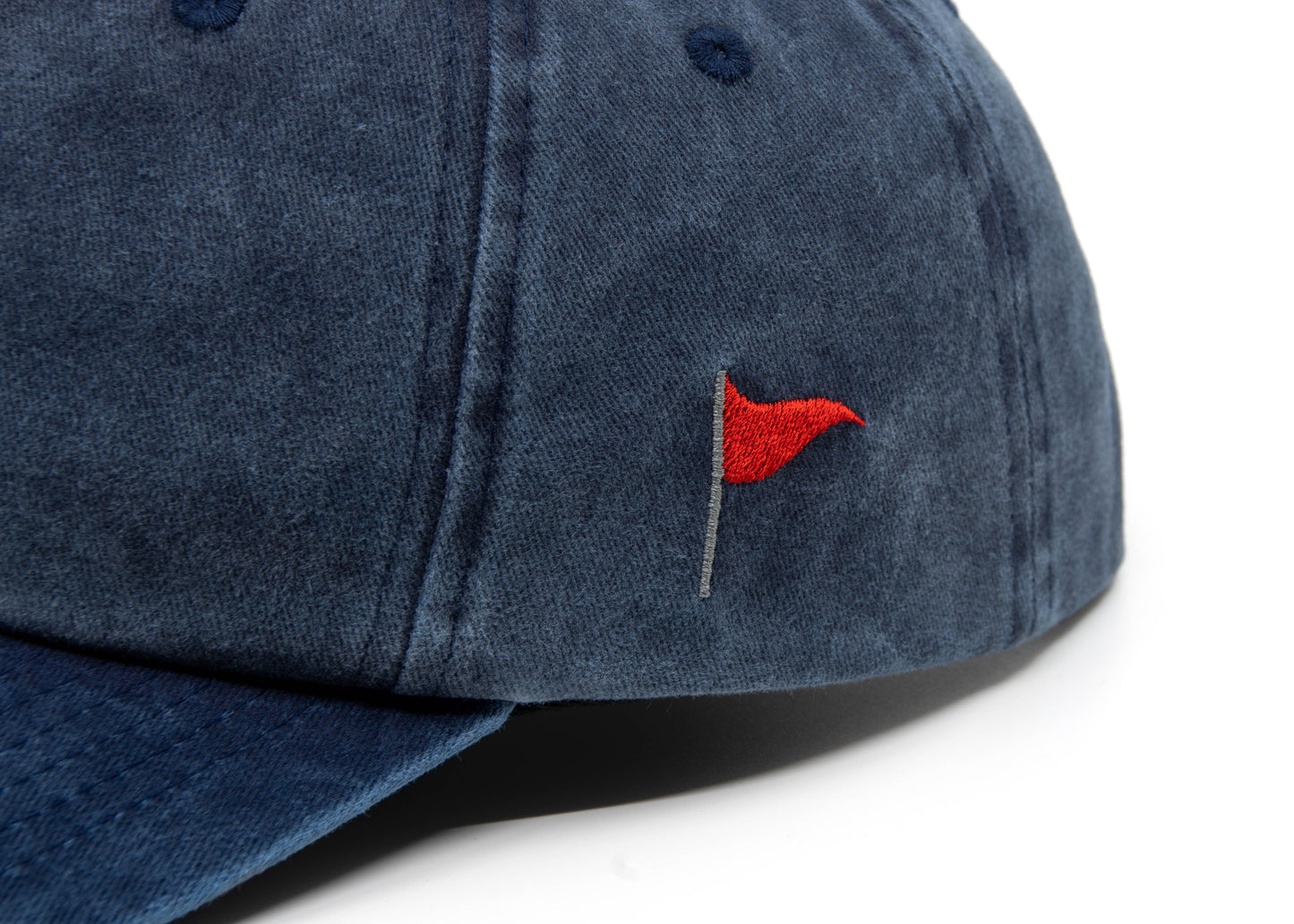 red flag | navy | side