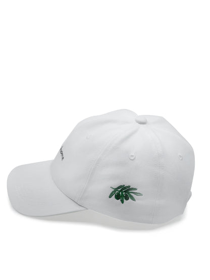 olive branch | white | side