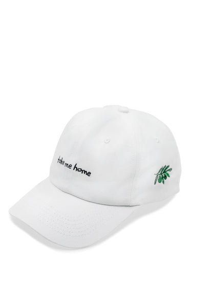 olive branch | white | side