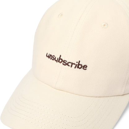 unsubscribe | cream | front