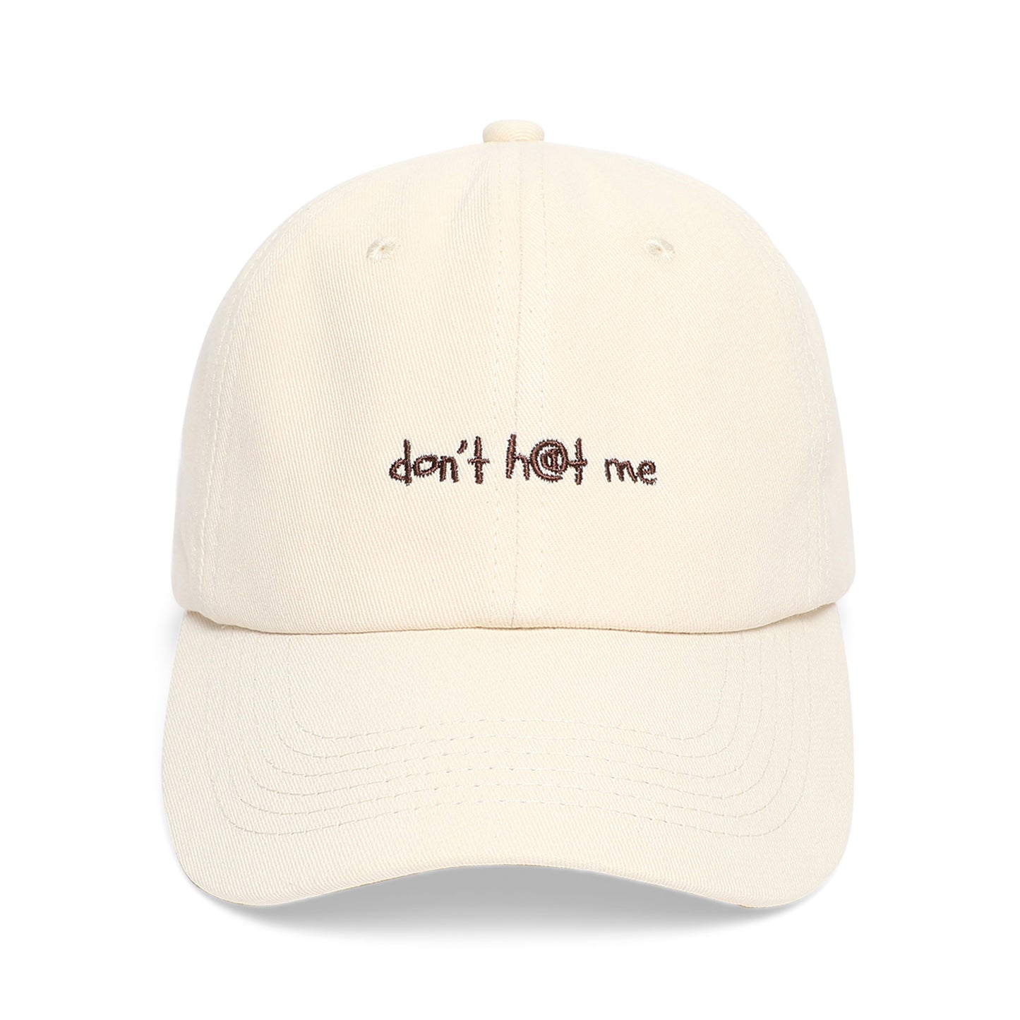 don't h@t me | cream | front