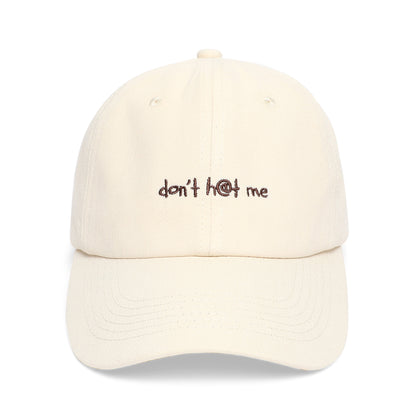 don't h@t me | cream | front