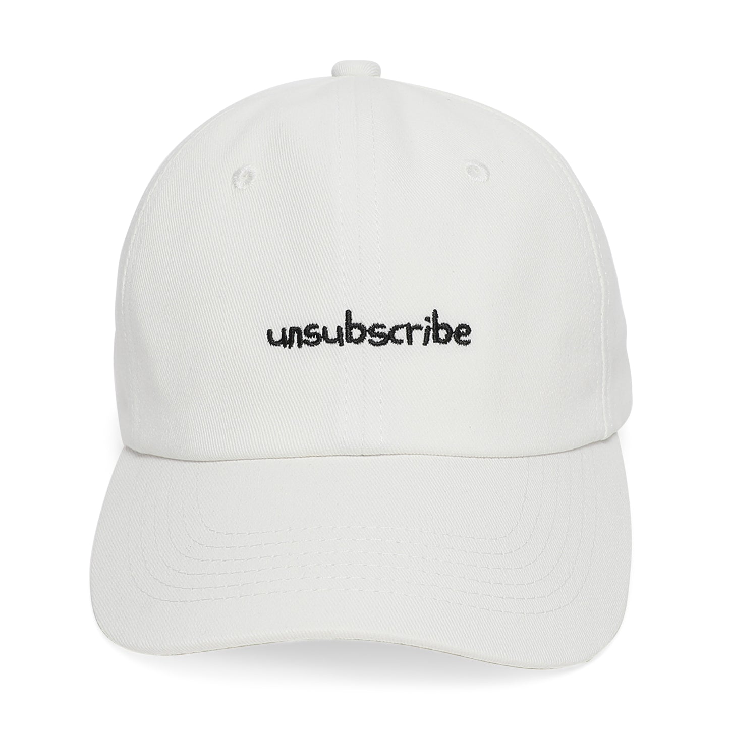 unsubscribe | white | front