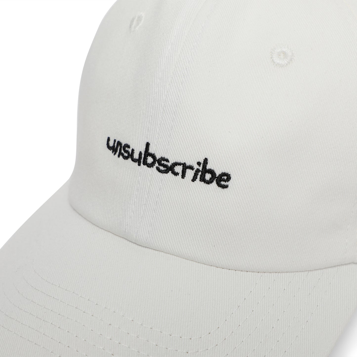 unsubscribe | white | front