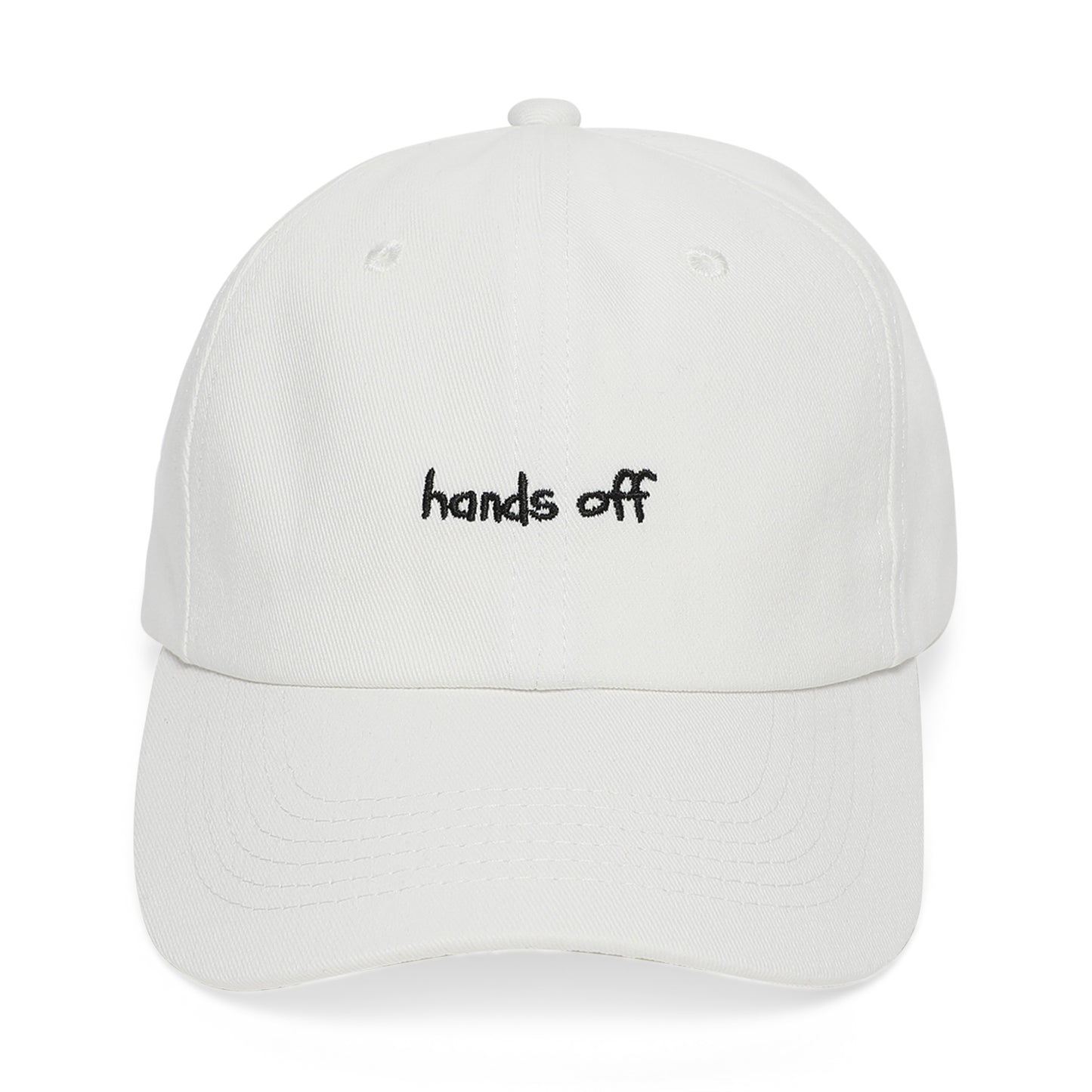 hands off | white | front