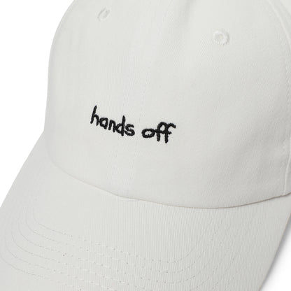 hands off | white | front