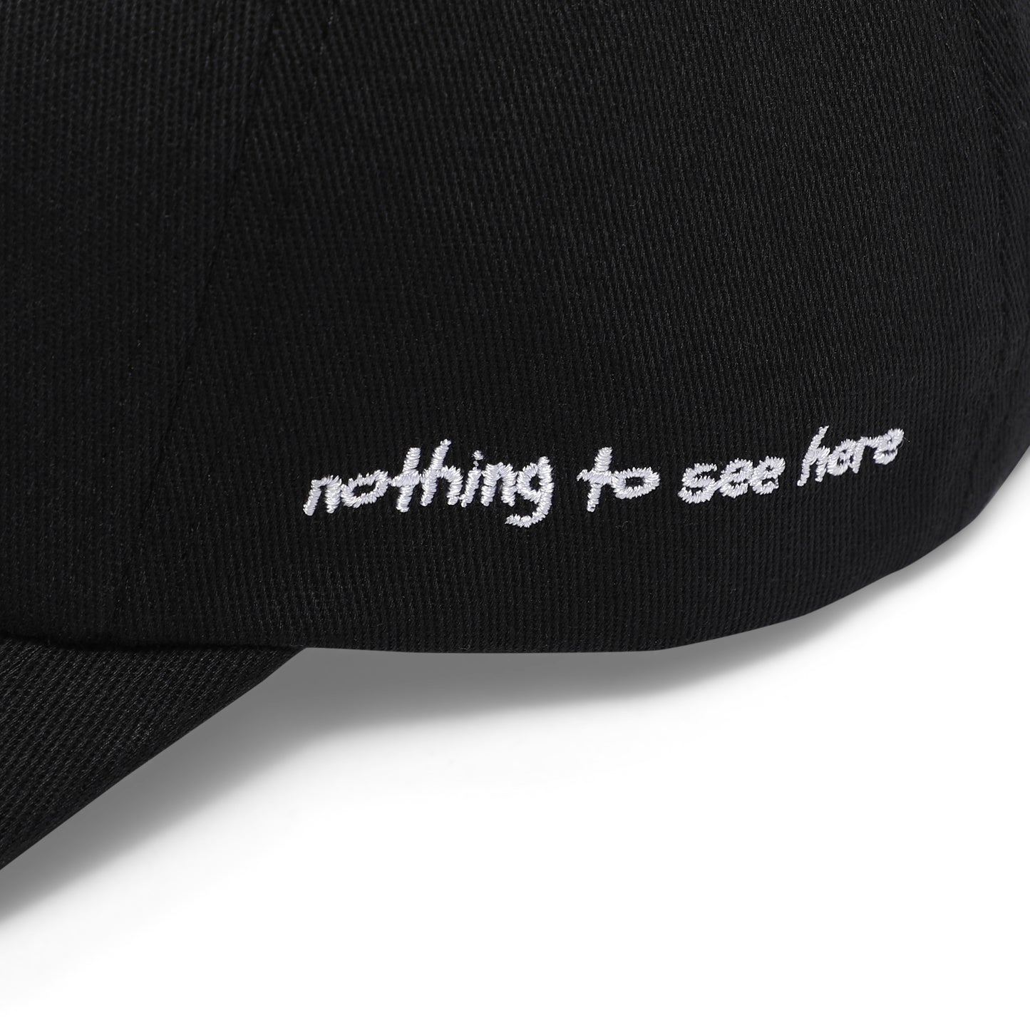 nothing to see here | black | side